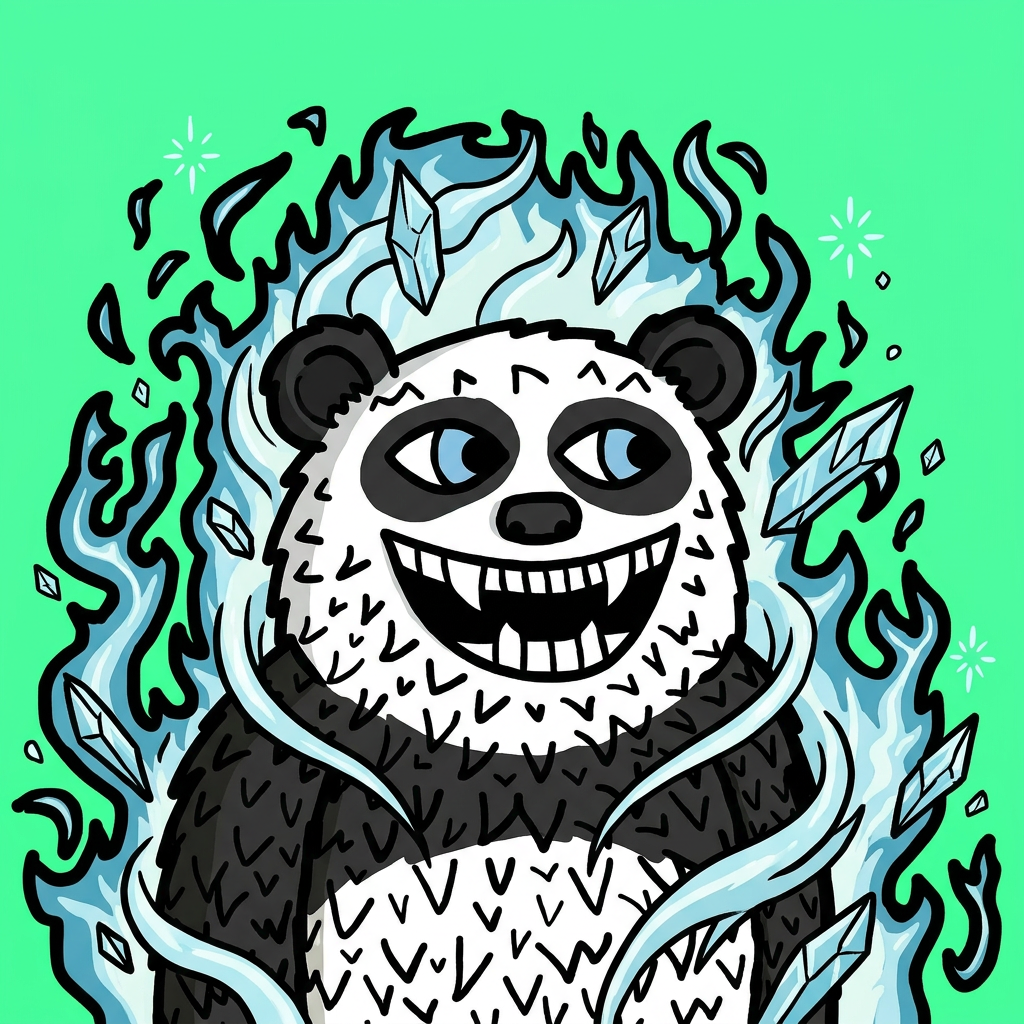 Lazzy Panda with Frost aura