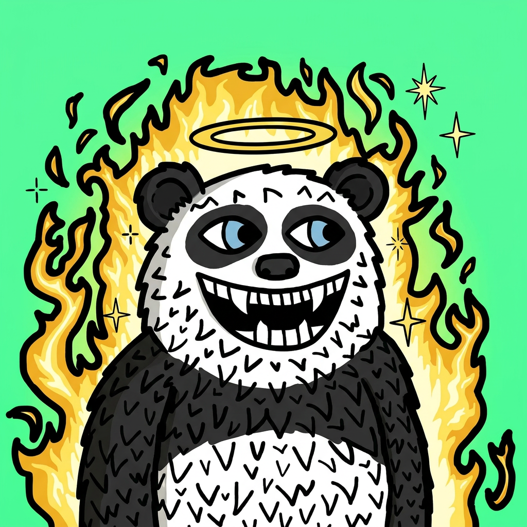 Lazzy Panda with Holy aura
