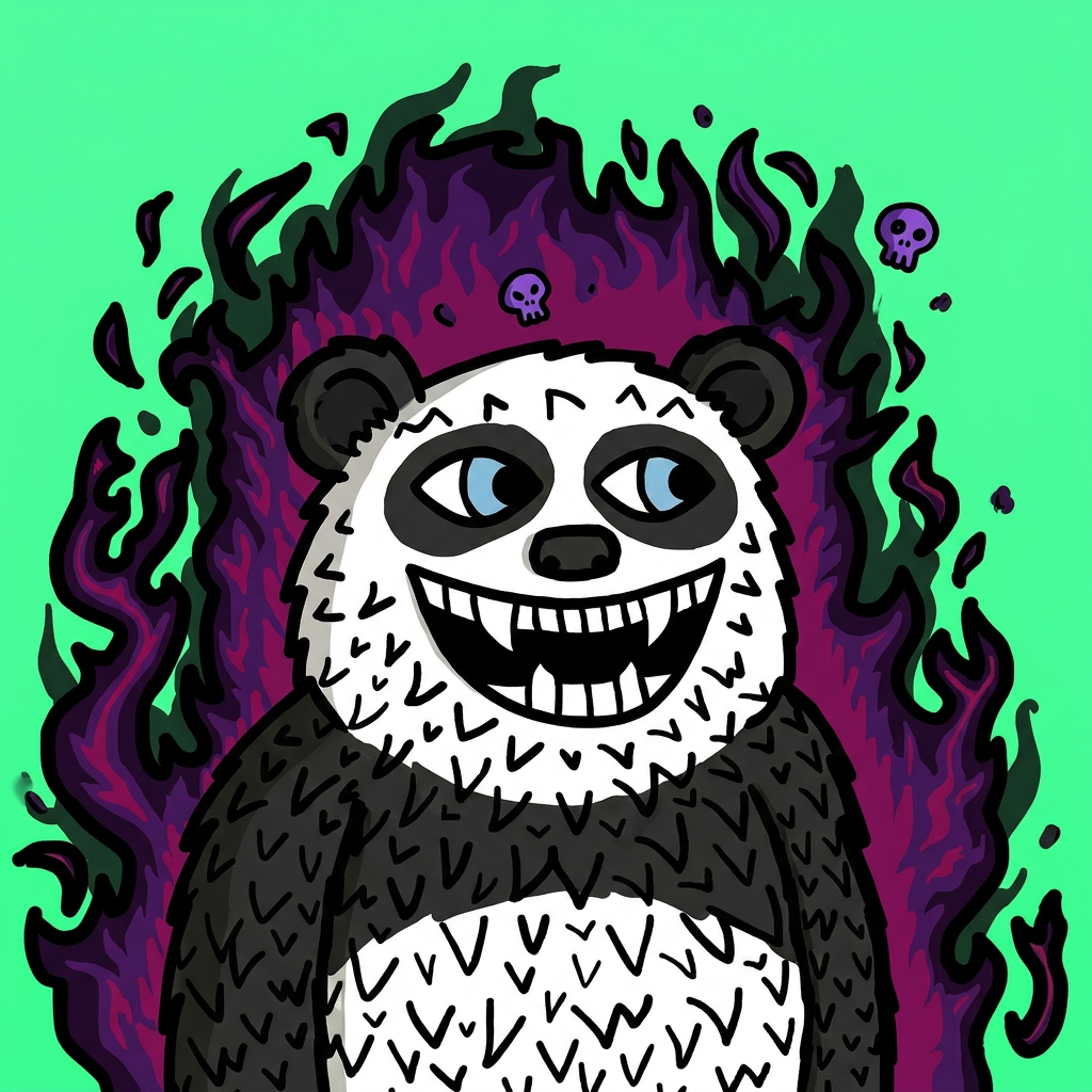 Lazzy Panda with Shadow aura