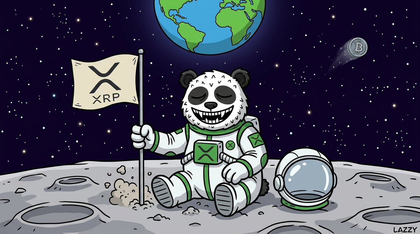 FIRST ON THE MOON PLANTED THE XRP FLAG
