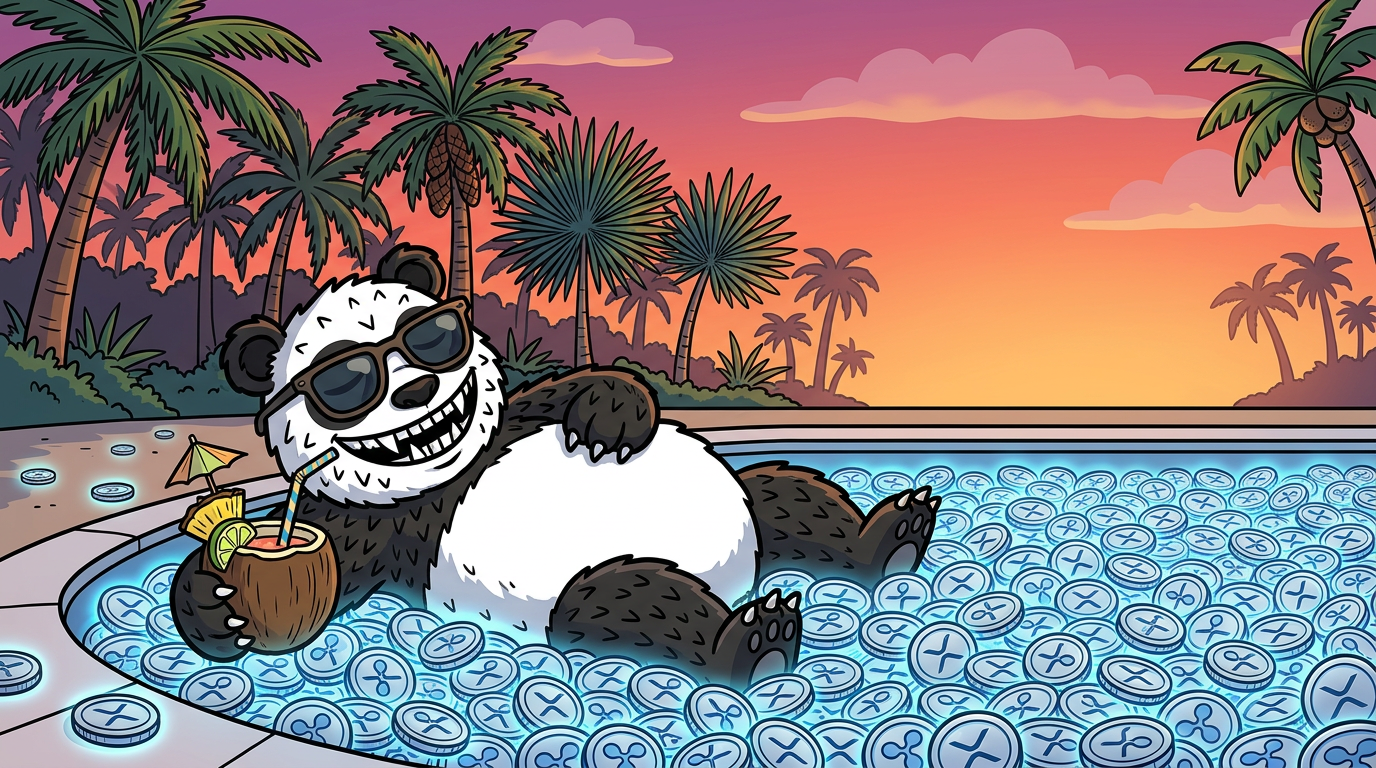 POOL OF XRP COINS DIVING IN HEAD-FIRST