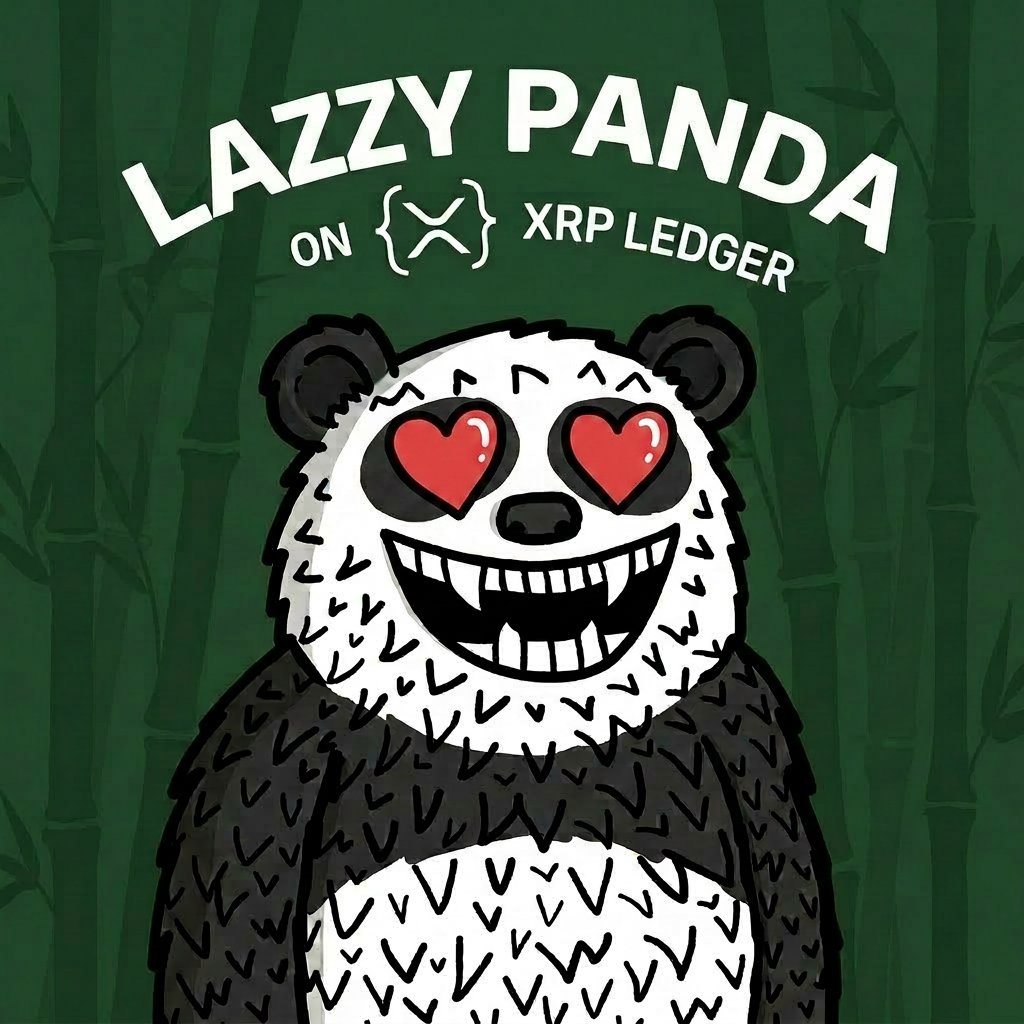 Lazzy Panda with Heart eyes