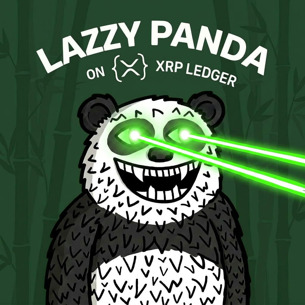 Lazzy Panda with Laser Eyes eyes