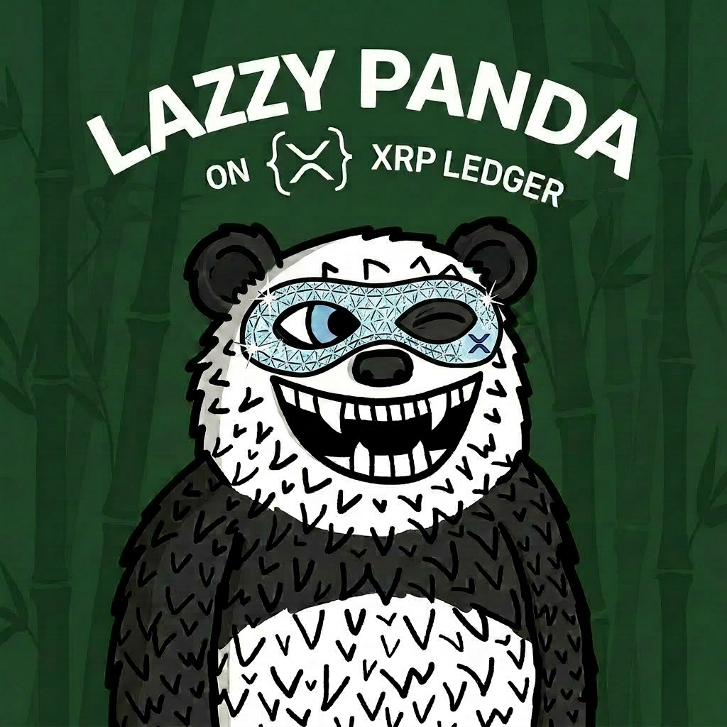 Lazzy Panda with Diamond Ice Mask eyes
