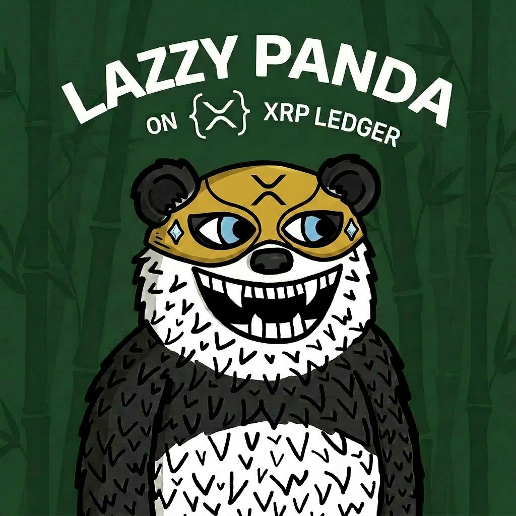 Lazzy Panda with Luchador Gold Mask eyes