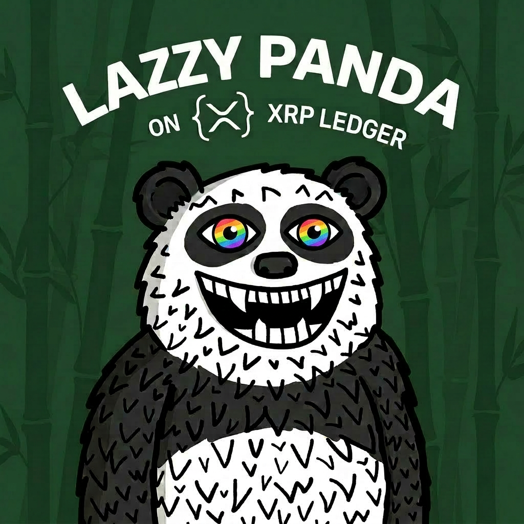 Lazzy Panda with Rainbow eyes