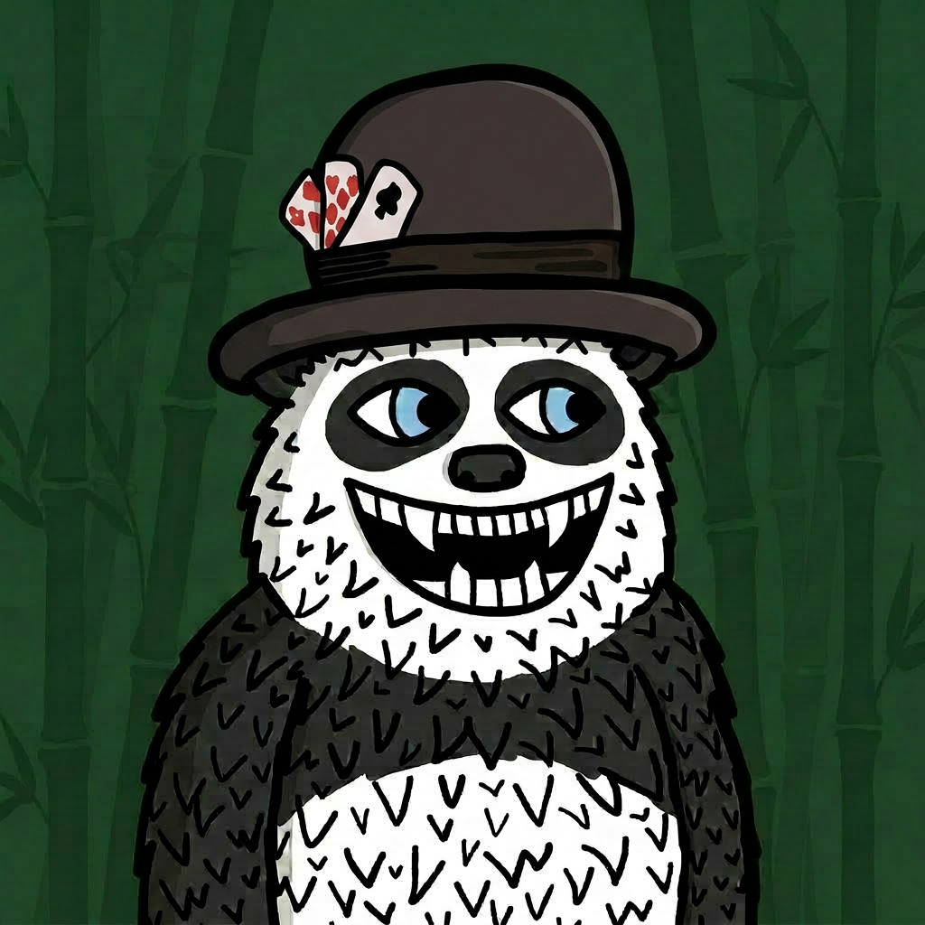 Lazzy Panda wearing Bowler