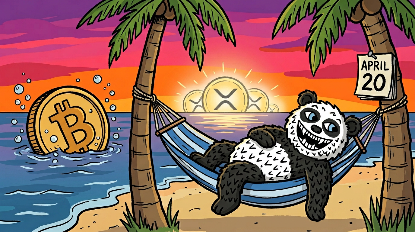 APRIL 20 — STILL NAPPING BTC DROWNING, XRP RISING