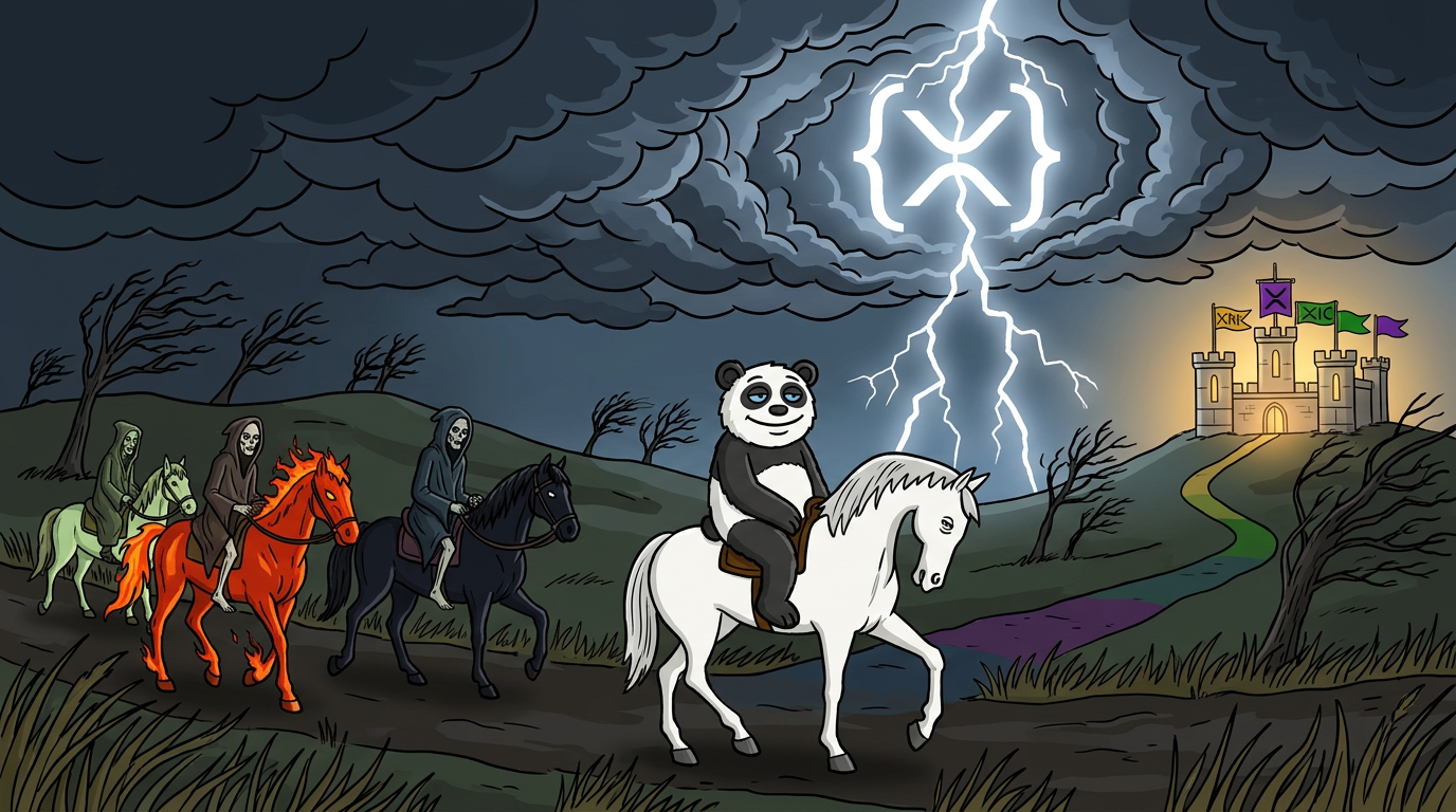 THE FOURTH HORSEMAN LAZZY RIDES TO THE XRP CASTLE