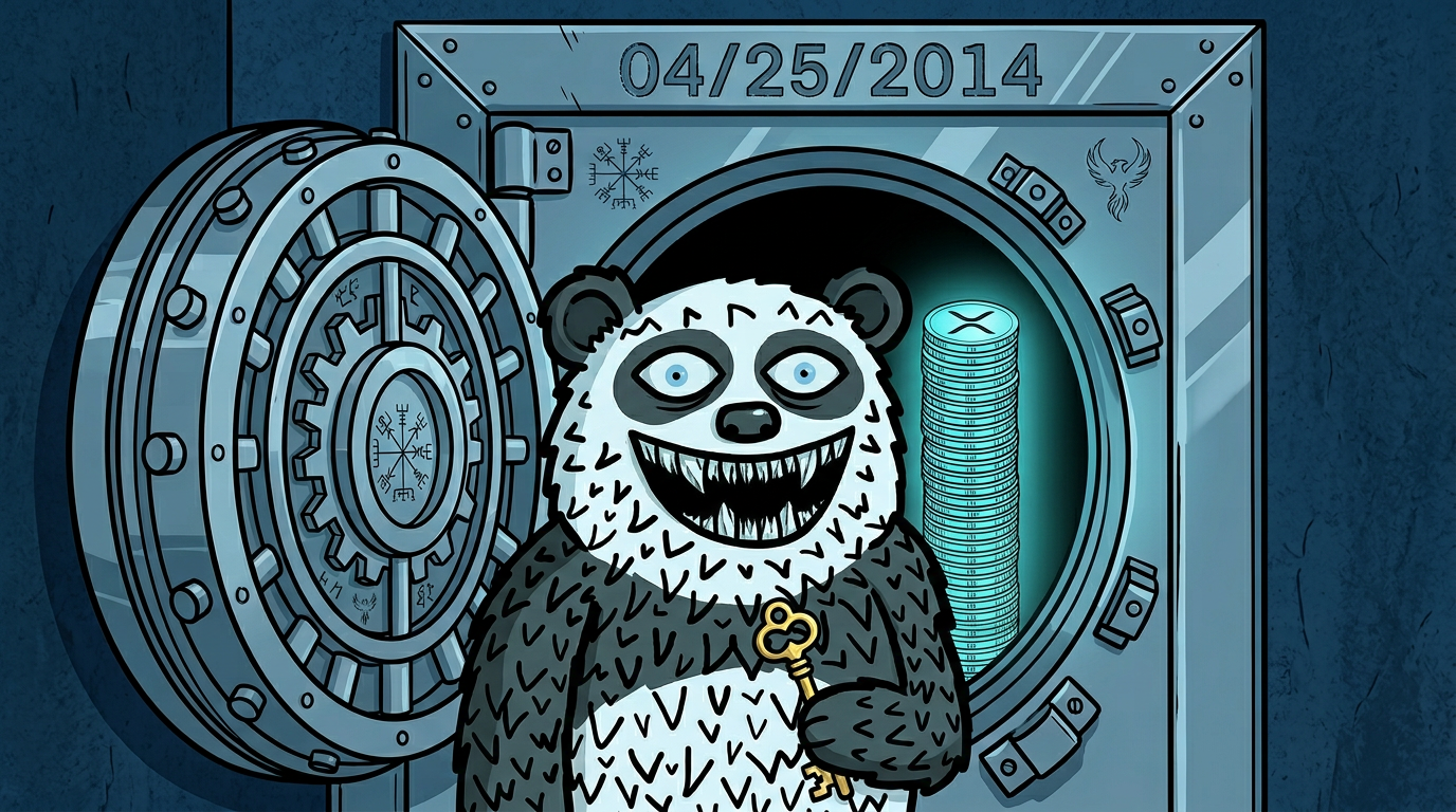 VAULT OPENED 04/25/2014 20 XRP. ONE SLEEPY PANDA.