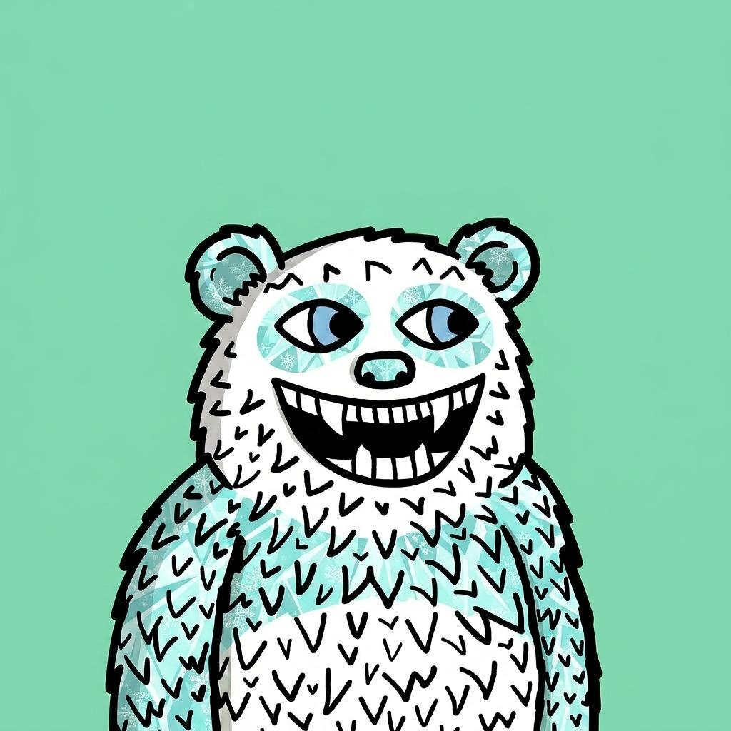 Arctic Frost Lazzy Panda NFT skin