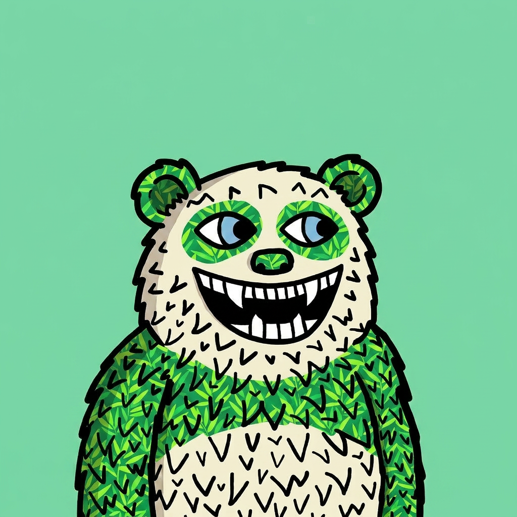 Festival Bamboo Lazzy Panda NFT skin