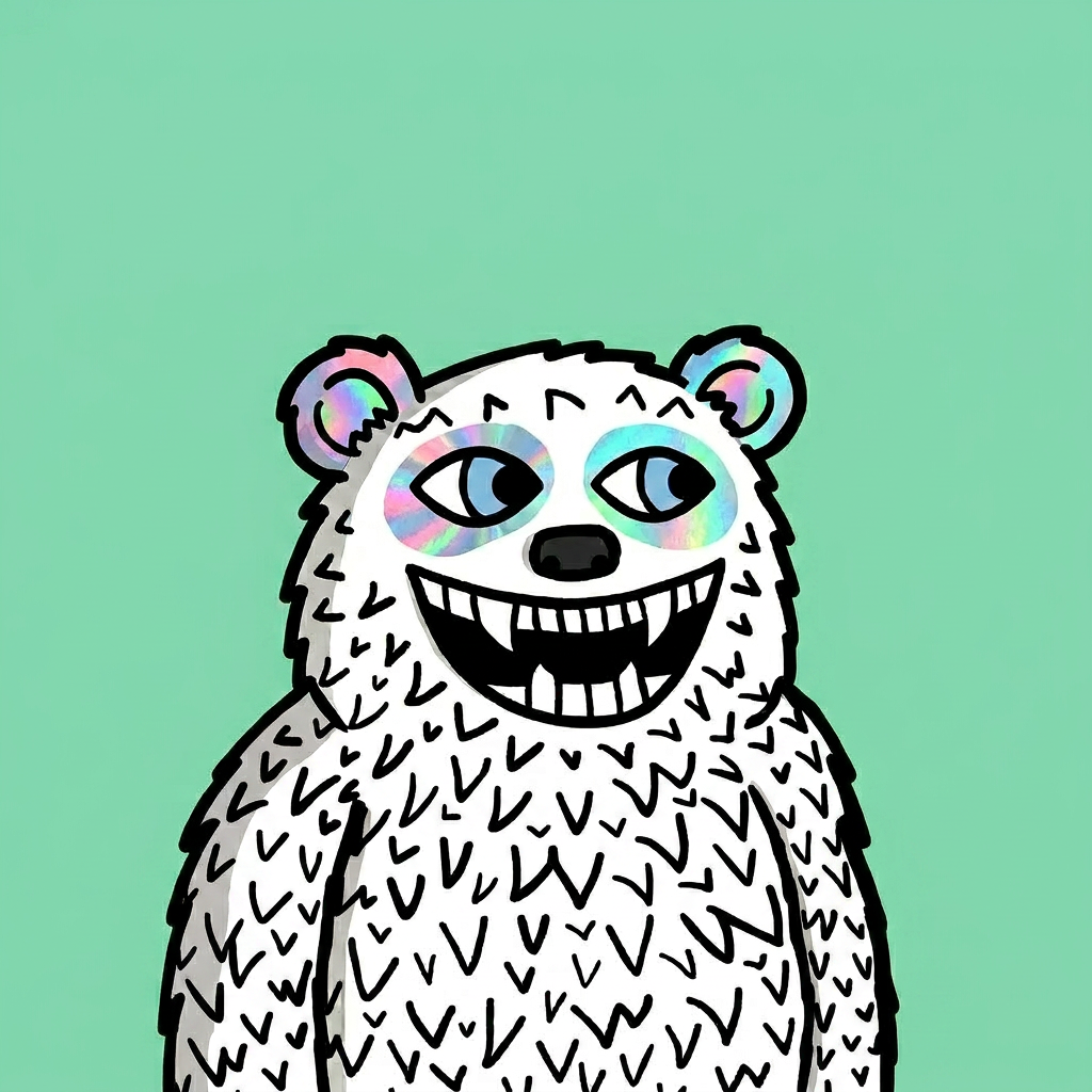 Holo Foil Lazzy Panda NFT skin