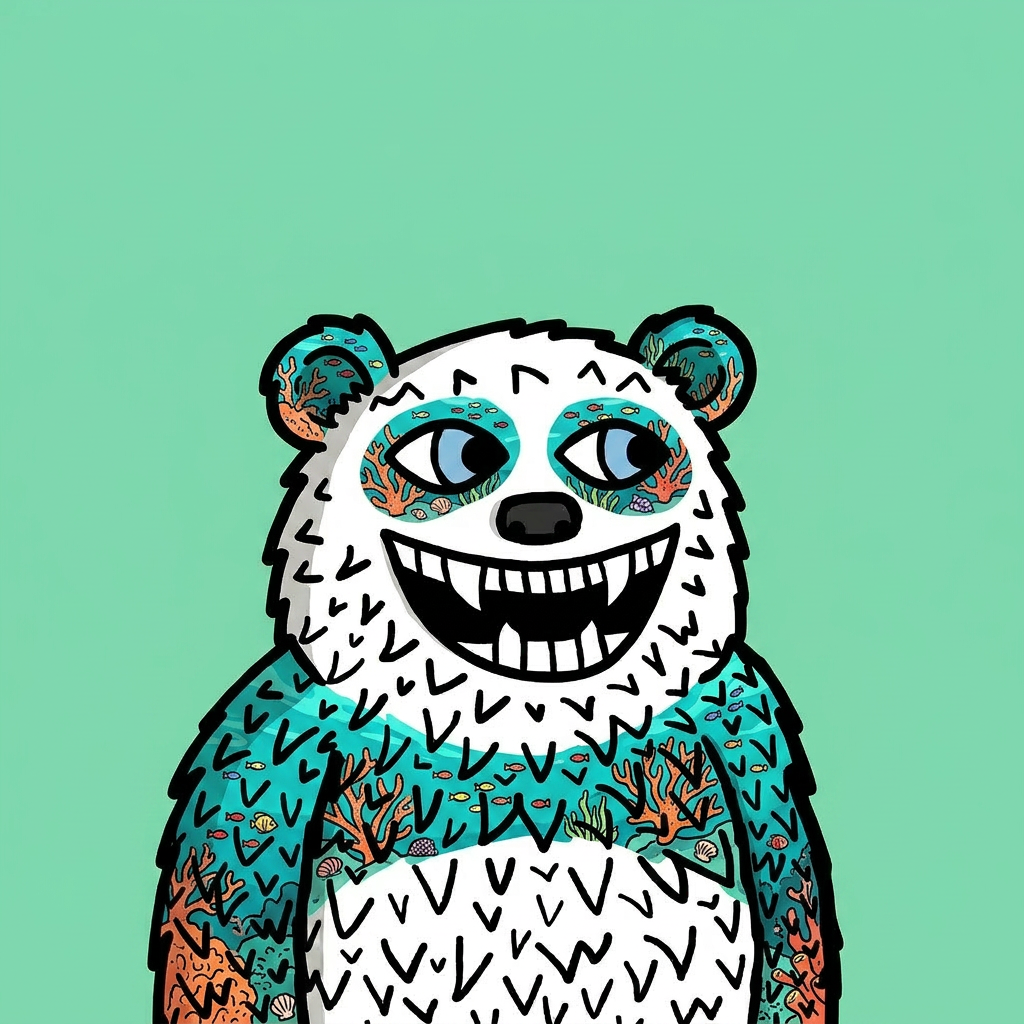 Reef Diver Lazzy Panda NFT skin