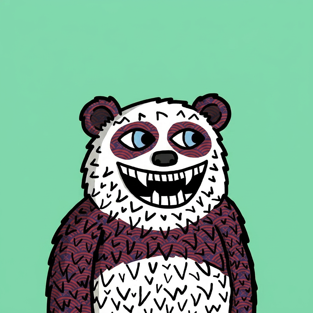 Samurai Ripple Lazzy Panda NFT skin