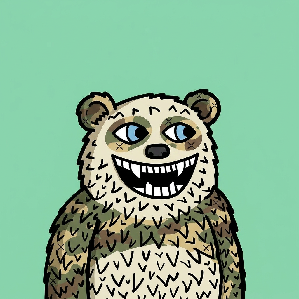 XRP Camo Lazzy Panda NFT skin