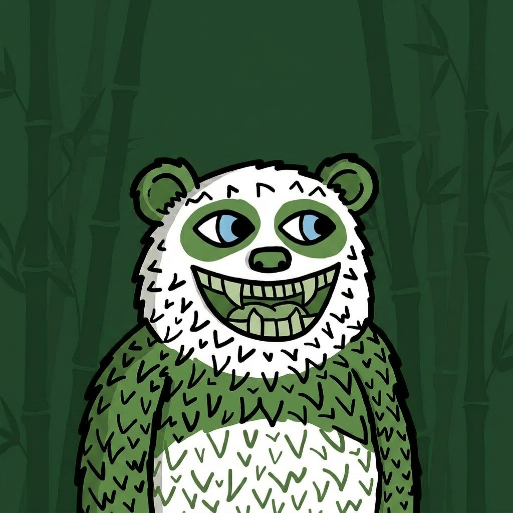 Lazzy Panda Green skin