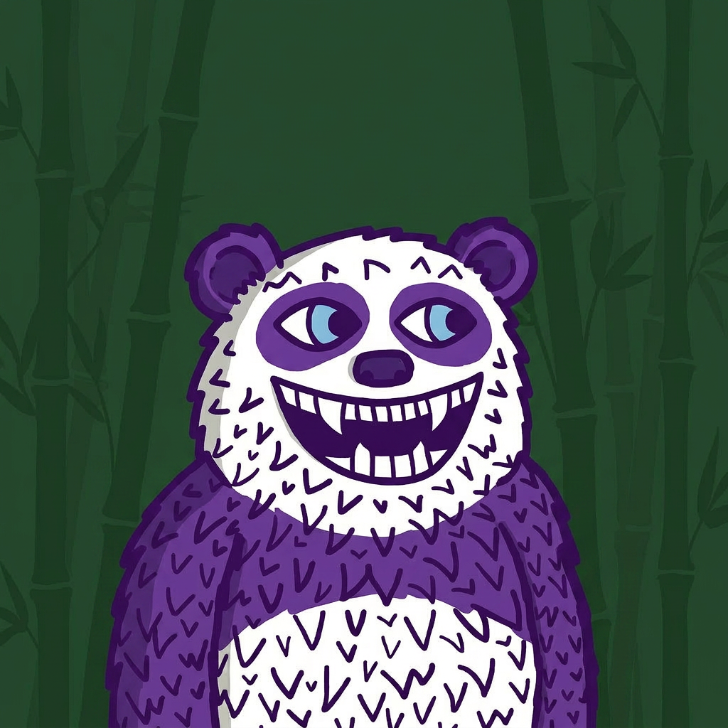 Lazzy Panda Purple skin