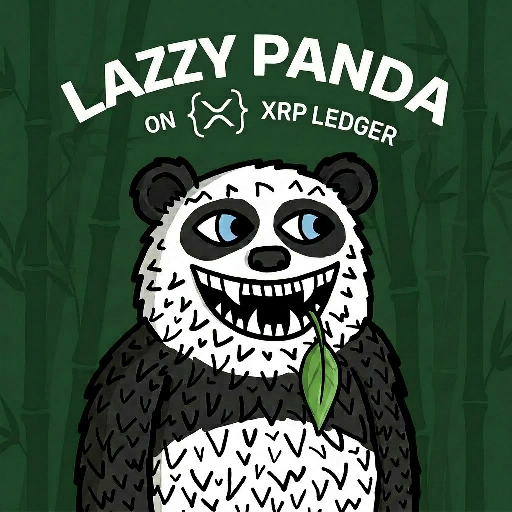 Lazzy Panda with Bamboo Leaf