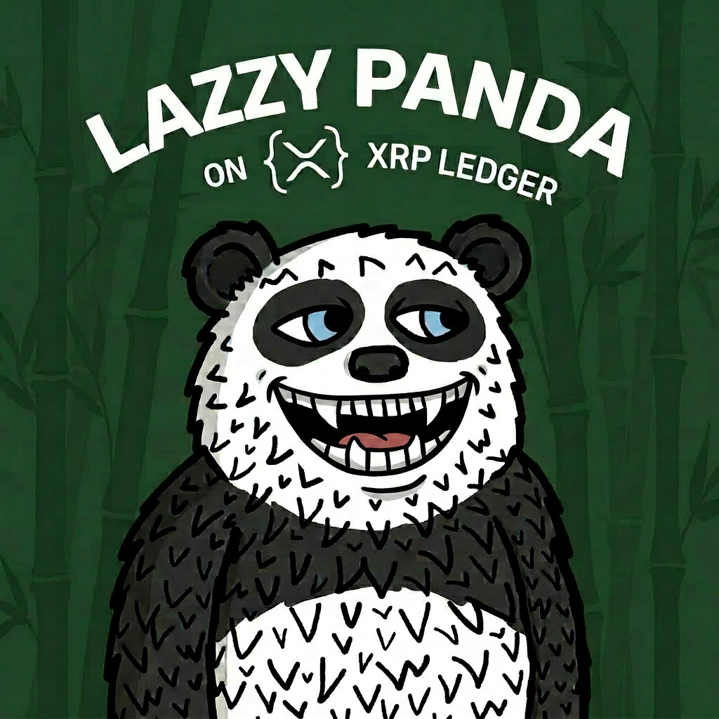 Lazzy Panda with Sleepy Smile
