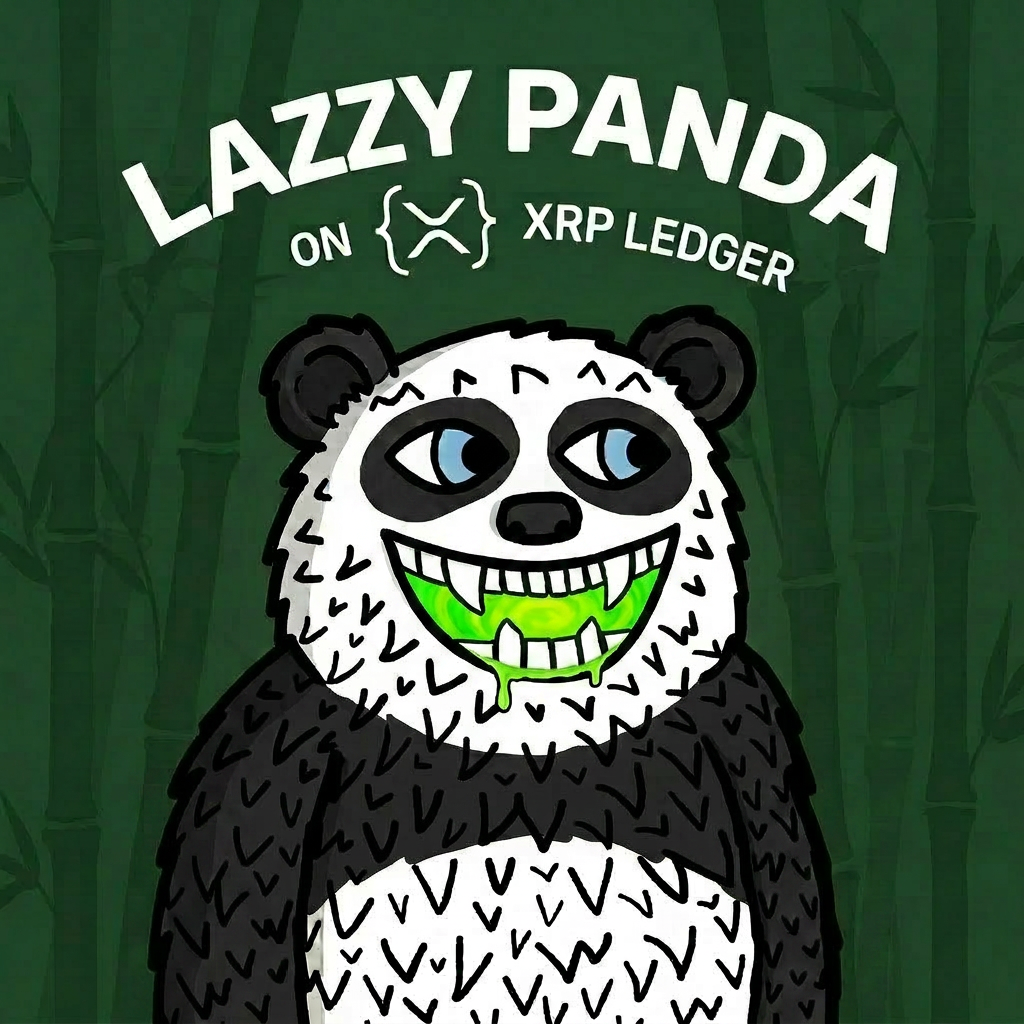 Lazzy Panda with Toxic Green Fill